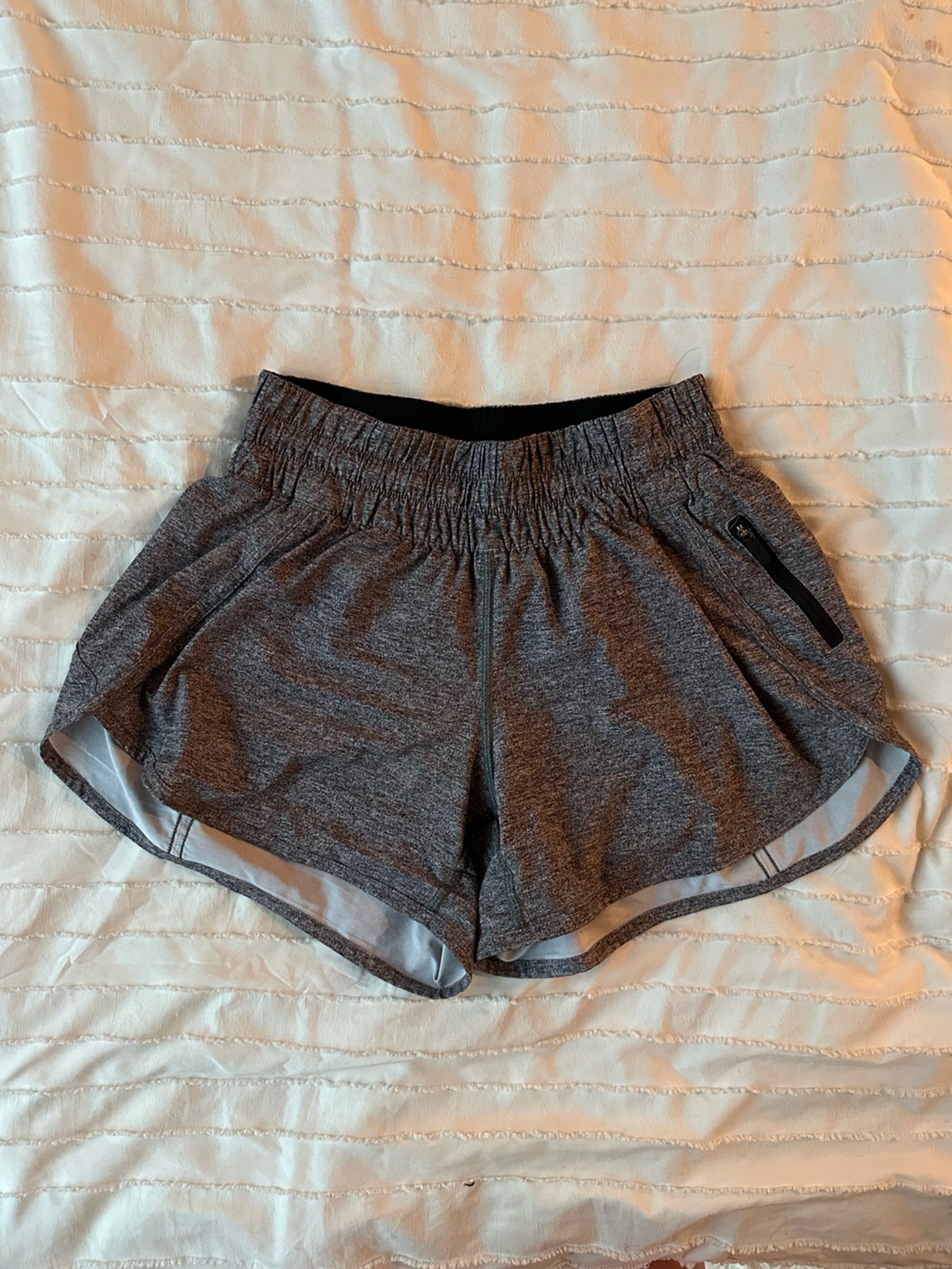 lululemon athletica Gray Athletic Running Shorts